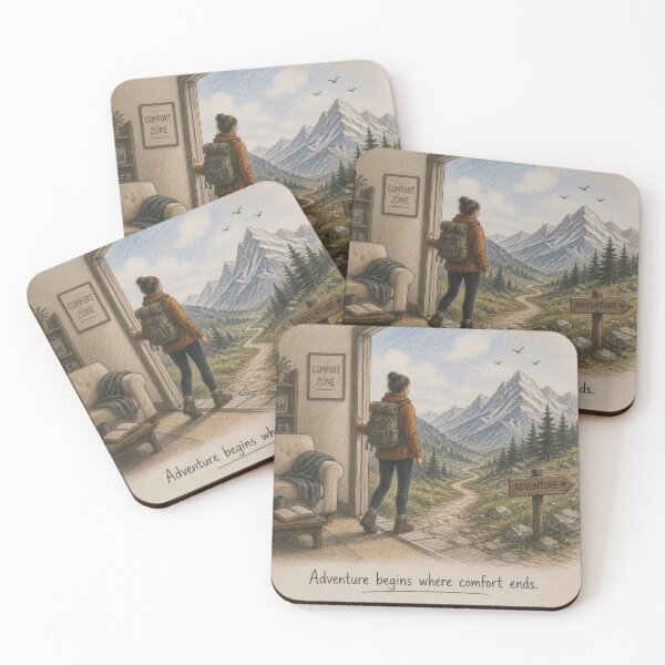 Item preview, Adventure begins where comfort ends designed and sold by CinemaChronik.
