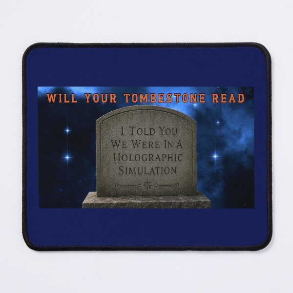 Item preview, Will Your Tombestone Read This Message designed and sold by AlienAlmanac.