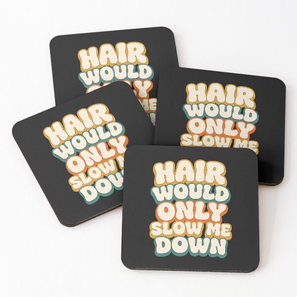 Item preview, Funny Bald Hair Would Only Slow Me Down Baldness Running Humor Gift Groovy designed and sold by alenaz.