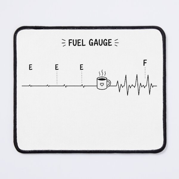 Item preview, ❤️ HEARTBEAT COLLECITON ❤️ - COFFEE ☕ - Fuel Gauge designed and sold by WheelieGdArt.