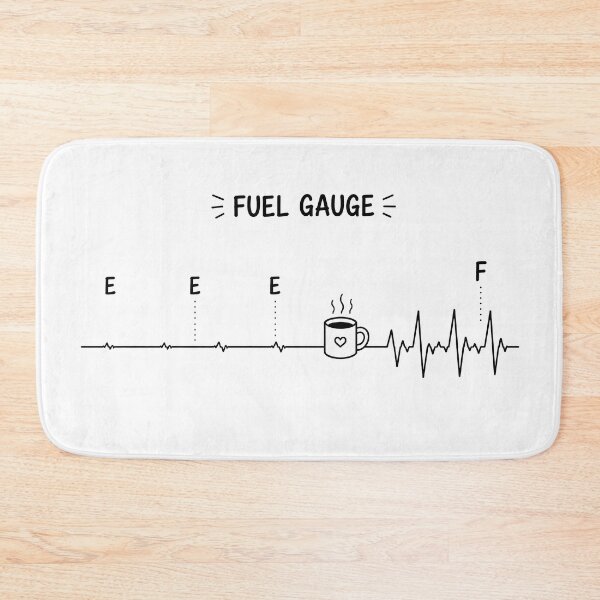 Item preview, ❤️ HEARTBEAT COLLECITON ❤️ - COFFEE ☕ - Fuel Gauge designed and sold by WheelieGdArt.