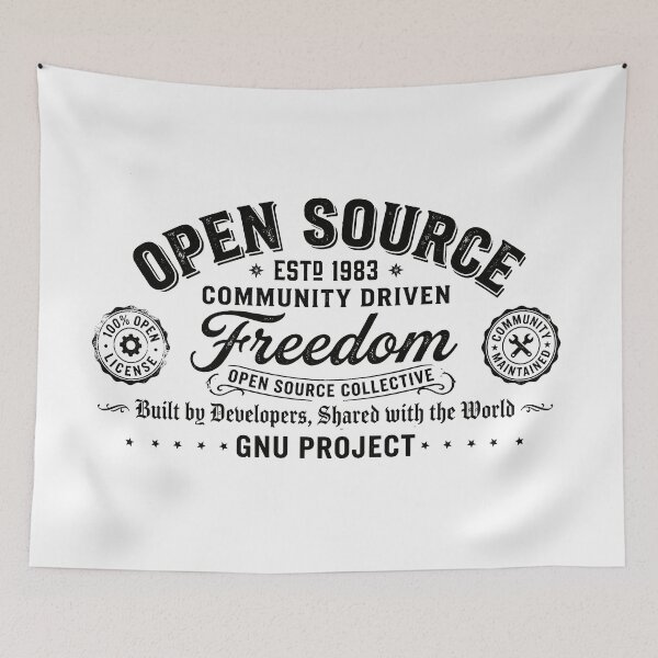 Item preview, Vintage Open Source designed and sold by BrunoLinuxArt.