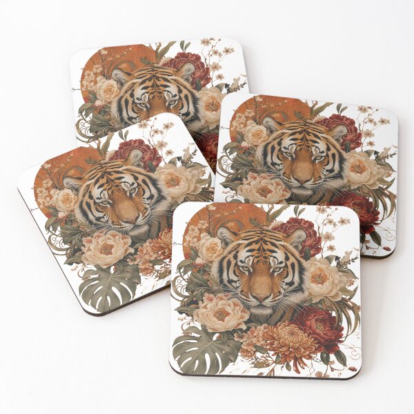 Item preview, Floral Tiger | Botanical Tiger with Wildflowers Graphic T-Shirt designed and sold by rushaib.