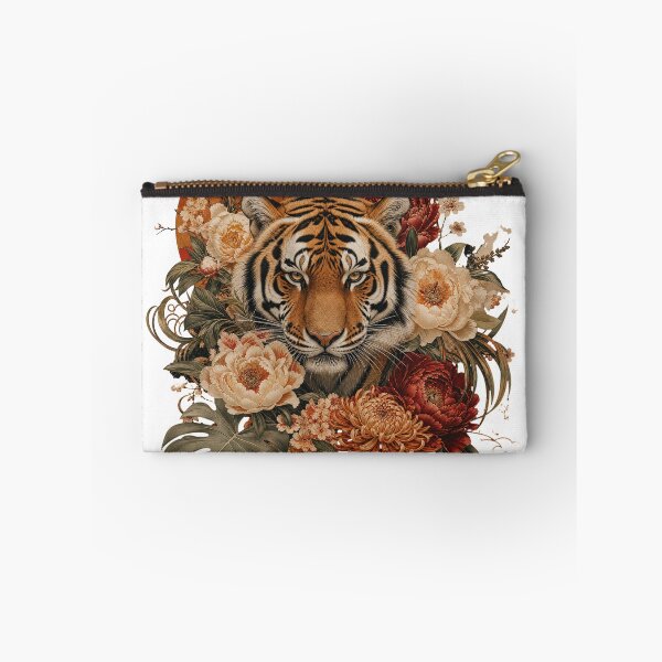 Item preview, Floral Tiger | Botanical Tiger with Wildflowers Graphic T-Shirt designed and sold by rushaib.