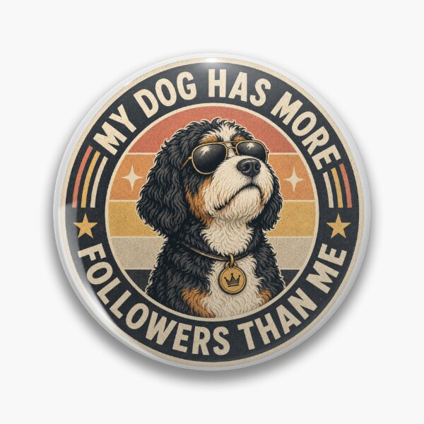 Item preview, bernedoodle club - bernedoodle mom - bernedoodle dad - retro dog shirt - vintage varsity dog designed and sold by JansenGS.