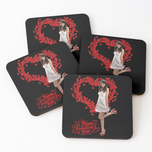 Item preview, Happy Valentines Day Hearts And Red Dress designed and sold by Carolina Ghelfi.