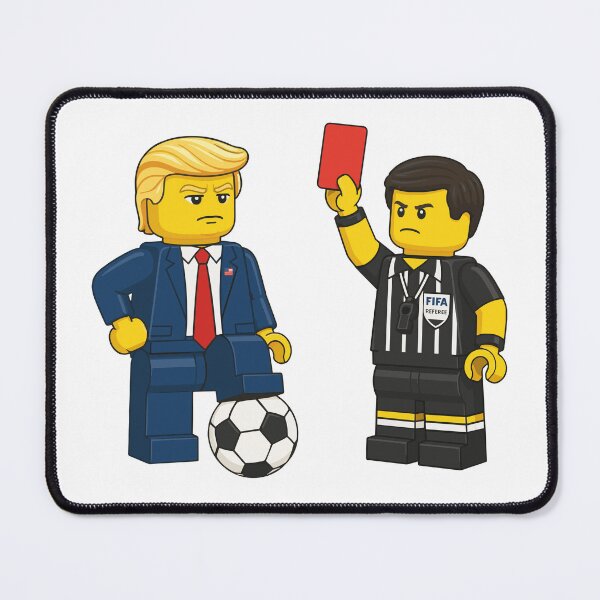 Item preview, Red Card Politics | USA Team World Cup Soccer Satire with Trump designed and sold by pixiedustpaint.