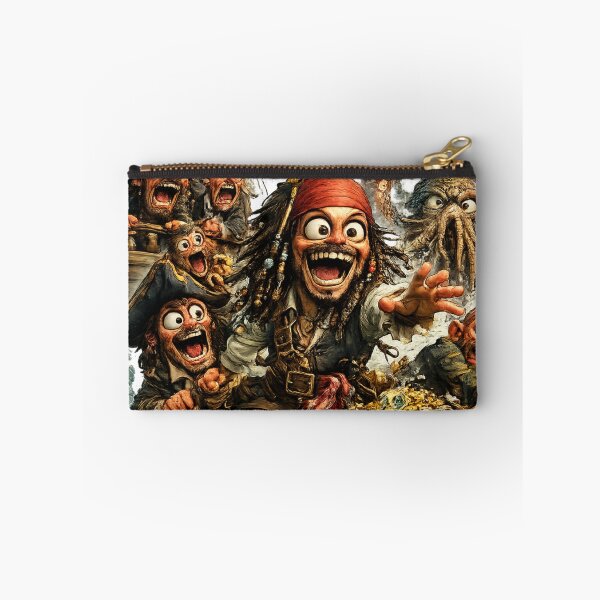 Item preview, Cute Cartoon Pirate Crew – Epic Treasure Adventure Sticker designed and sold by AlexLineArt.