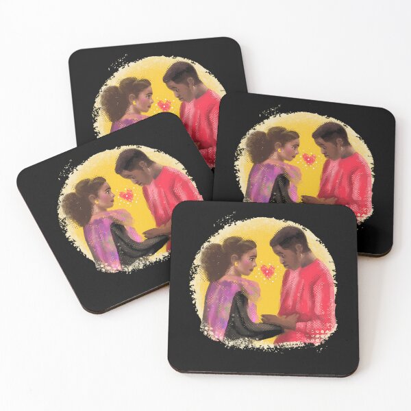 Item preview, Textured Art Romantic Couple In Warm Sunlight designed and sold by Carolina Ghelfi.