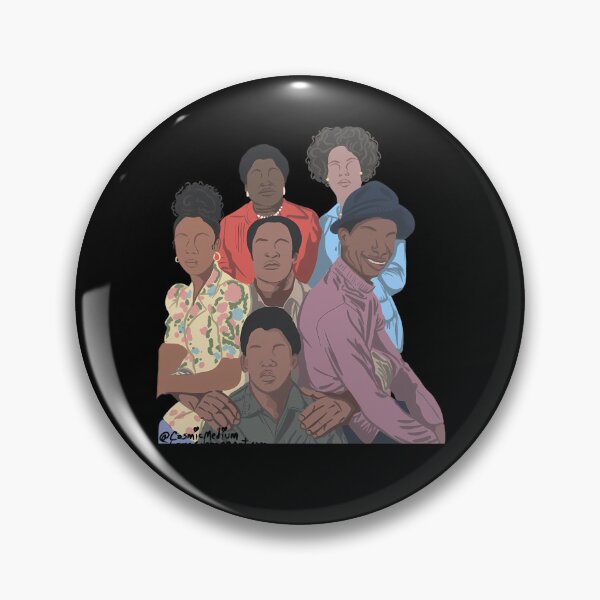 Item preview, Faceless Large Group Portrait African American Family designed and sold by Carolina Ghelfi.