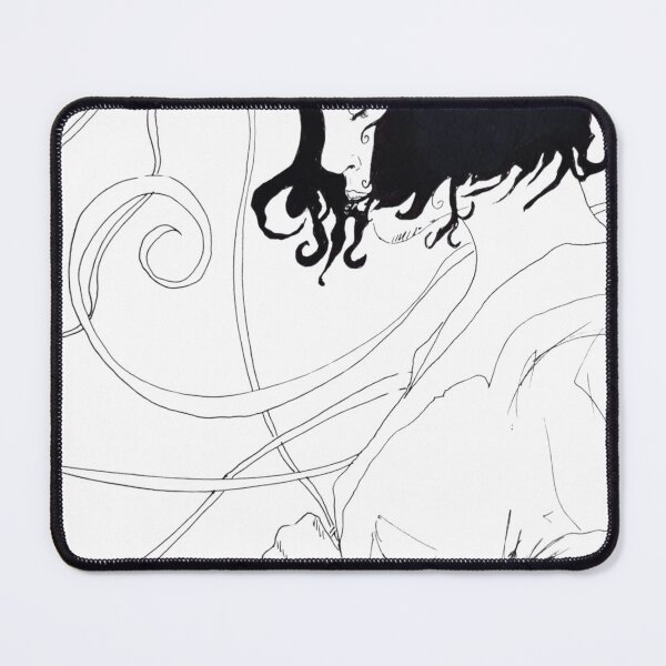 Item preview, Melancholy Girl Minimalist Fine Line Art designed and sold by Mvicen.