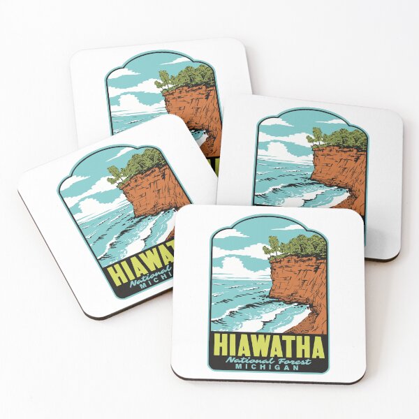 Item preview, Hiawatha National Forest Michigan Retro designed and sold by HalpinDesign.