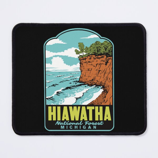 Item preview, Hiawatha National Forest Michigan Retro designed and sold by HalpinDesign.
