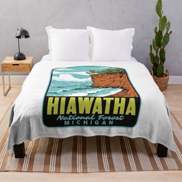 Item preview, Hiawatha National Forest Michigan Retro designed and sold by HalpinDesign.
