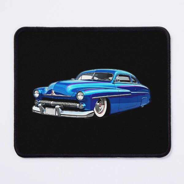 Item preview, Retro Blue 1951 Mercury Lead Sled Custom Hot Rod designed and sold by rgagliardi2017.
