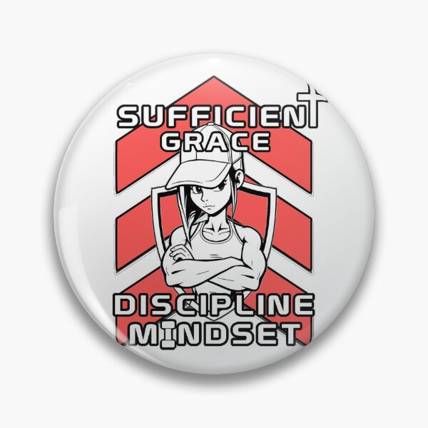 Item preview, Sufficient Grace Discipline Mindset - Christian Gym designed and sold by Bezuiden.