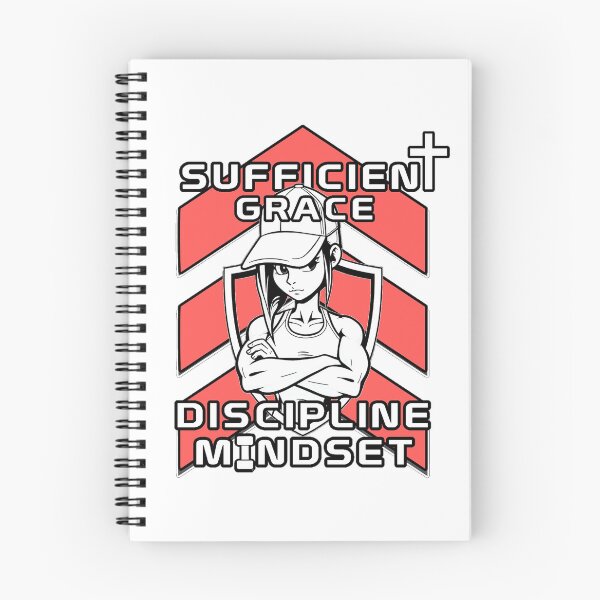 Item preview, Sufficient Grace Discipline Mindset - Christian Gym designed and sold by Bezuiden.