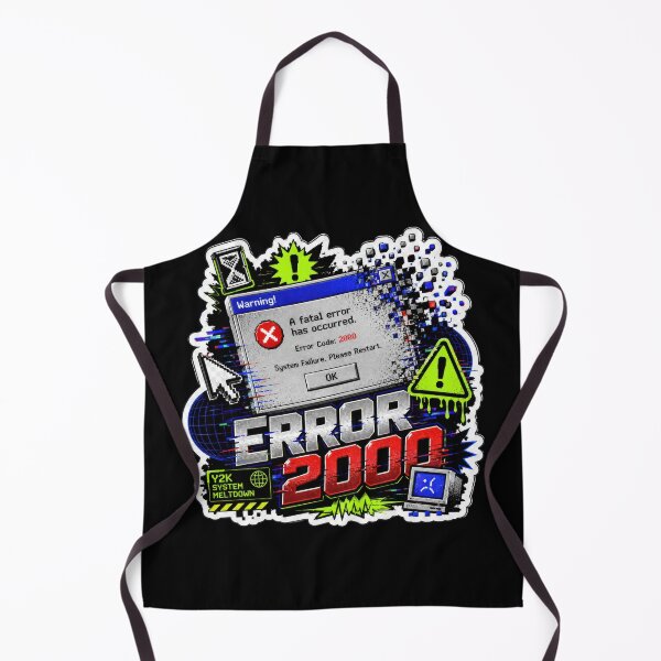 Item preview, Error 2000 – Y2K System Meltdown designed and sold by Sketchlegacy.