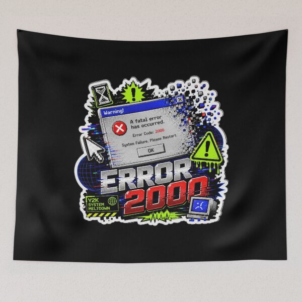 Item preview, Error 2000 – Y2K System Meltdown  designed and sold by Sketchlegacy.