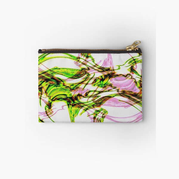 Item preview, Green and Pink Swirl — Abstract Marbled Line Art designed and sold by BuckaBaby.
