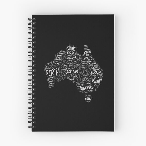 Item preview, Australia Typography Map | Australian Cities Word Art designed and sold by layalistoresa.