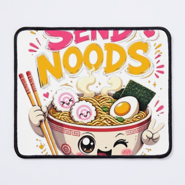 Item preview, Send Noods Funny Ramen Bowl Kawaii Anime Food Pun designed and sold by Ankushpc.