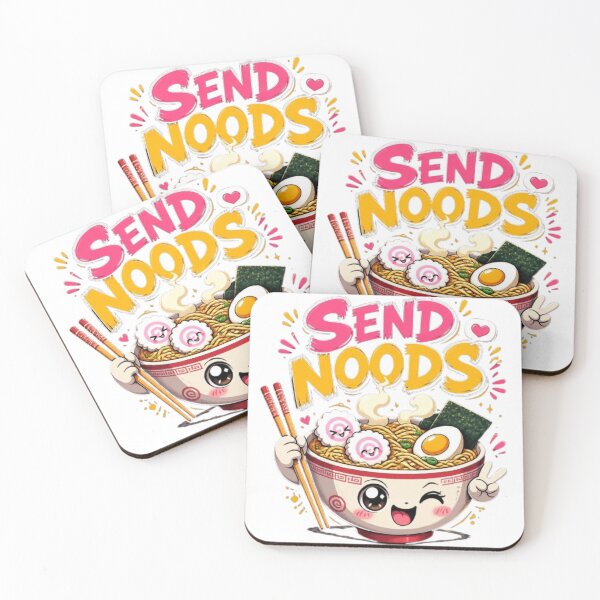 Item preview, Send Noods Funny Ramen Bowl Kawaii Anime Food Pun designed and sold by Ankushpc.
