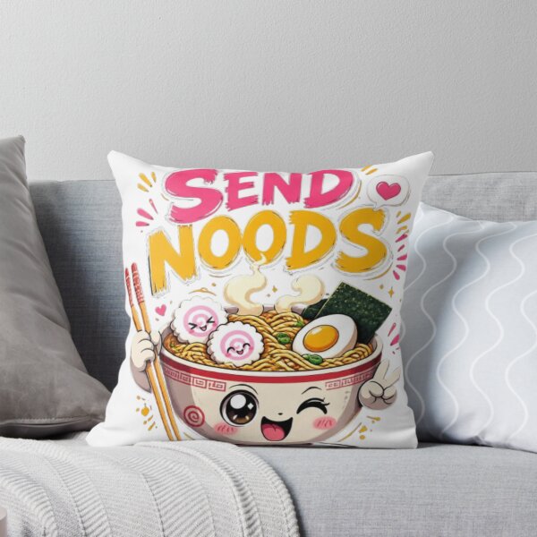 Item preview, Send Noods Funny Ramen Bowl Kawaii Anime Food Pun designed and sold by Ankushpc.