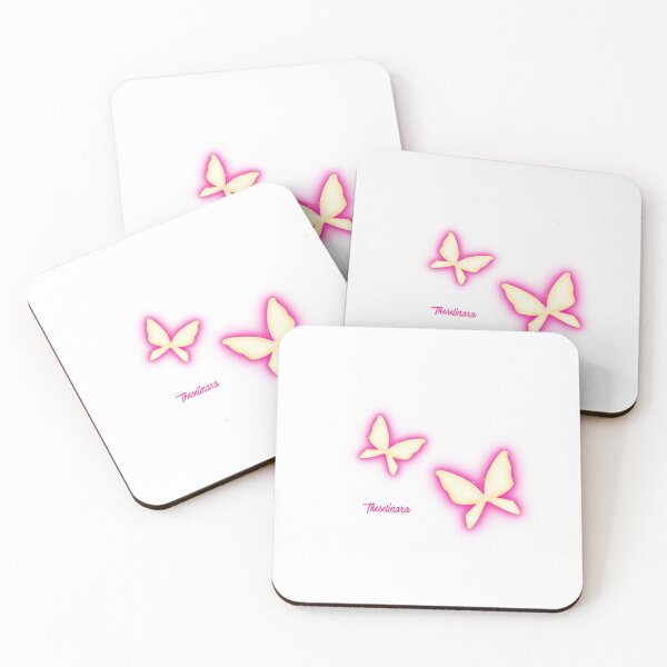 Item preview, Magical Glowing Butterflies Pink - Ethereal Dream designed and sold by Theselinara.