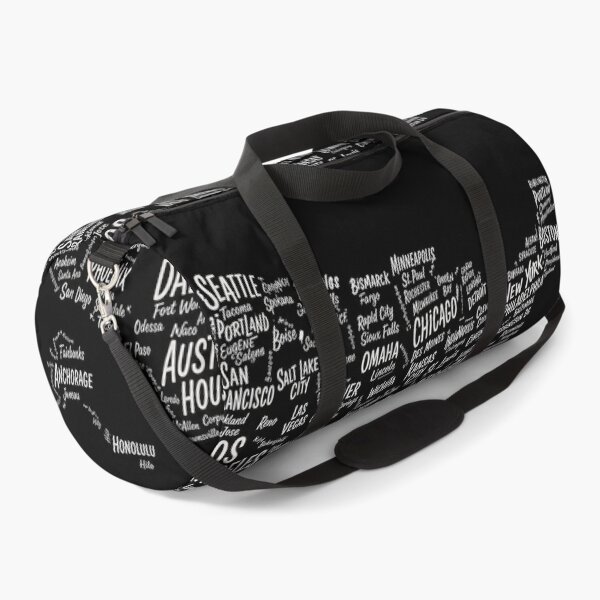 Item preview, USA Cities Typography Map designed and sold by layalistoresa.