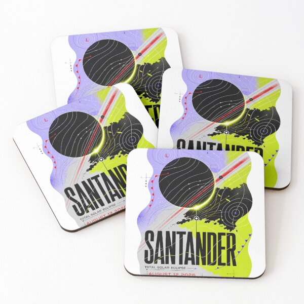 Item preview, Santander Total Solar Eclipse August 12 2026 Spain designed and sold by Print Loft.