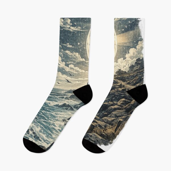 Item preview, Moonlit Lighthouse: Full Moon Starry Night Coastal Beacon Romantic designed and sold by irfanshikh.