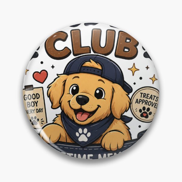 Item preview, Good Boy Club Cute Dog  designed and sold by BrainBuckets.