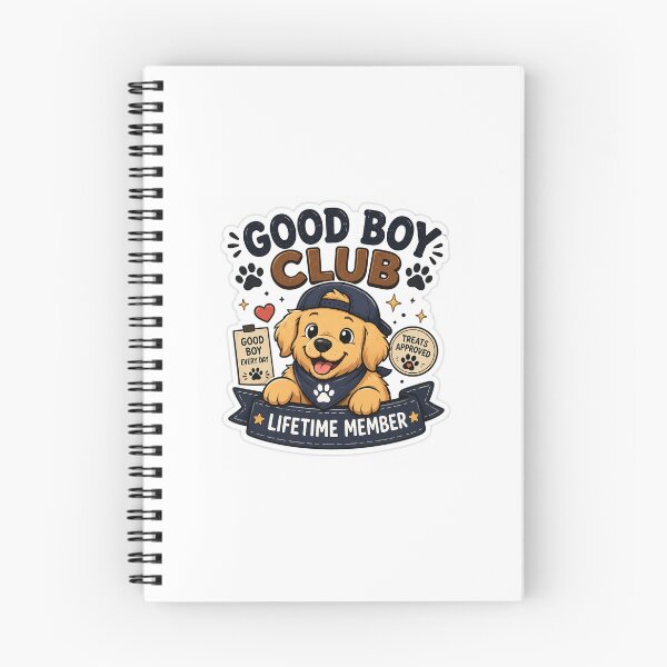 Item preview, Good Boy Club Cute Dog  designed and sold by BrainBuckets.