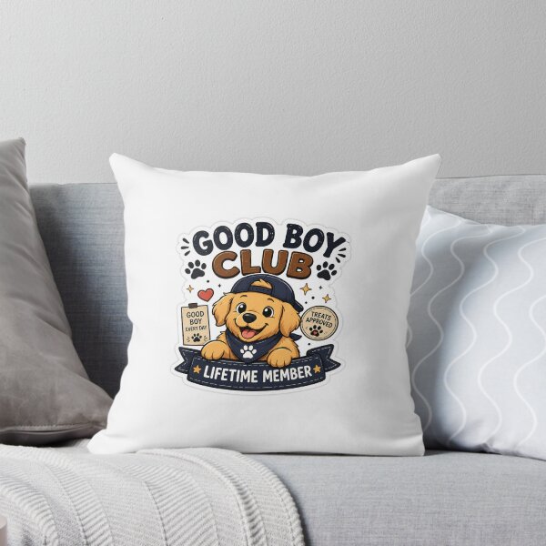 Item preview, Good Boy Club Cute Dog  designed and sold by BrainBuckets.