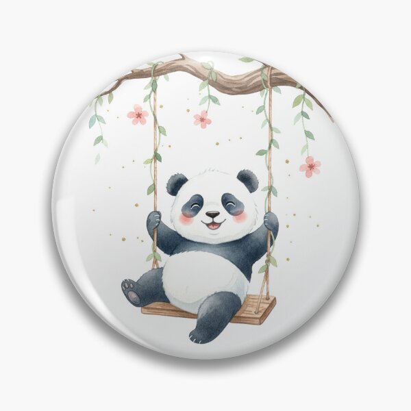 Item preview, Panda en el columpio designed and sold by Motivburg.