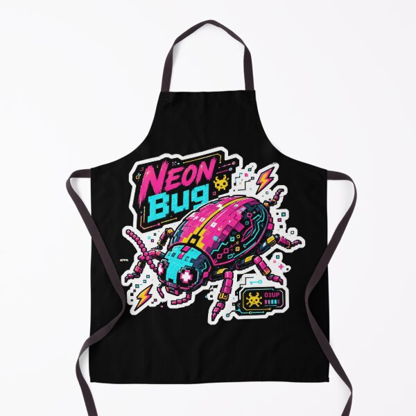 Item preview, Neon Bug – Cyber Beetle Arcade  designed and sold by Sketchlegacy.