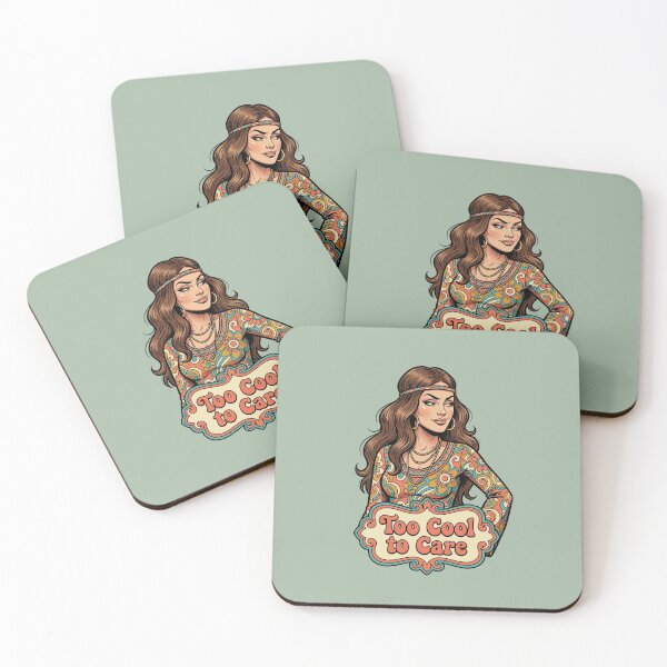 Item preview, Too Cool to Care designed and sold by Vintage Sass Society.