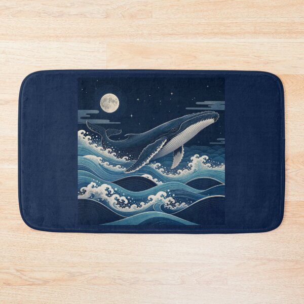 Item preview, Ocean Giant | Majestic Humpback Whale Ocean Waves Graphic T-Shirt designed and sold by rushaib.