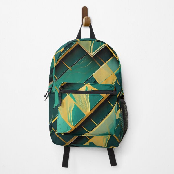 Item preview, Emerald Geometric Abstract Pattern designed and sold by Luna-Flow.