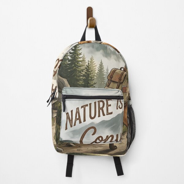 Item preview, Nature Lover Shirt, Nature Is My Favorite Conversation, Introvert Hiking Fox Design, Mountain Adventure Gift designed and sold by softmind studio.