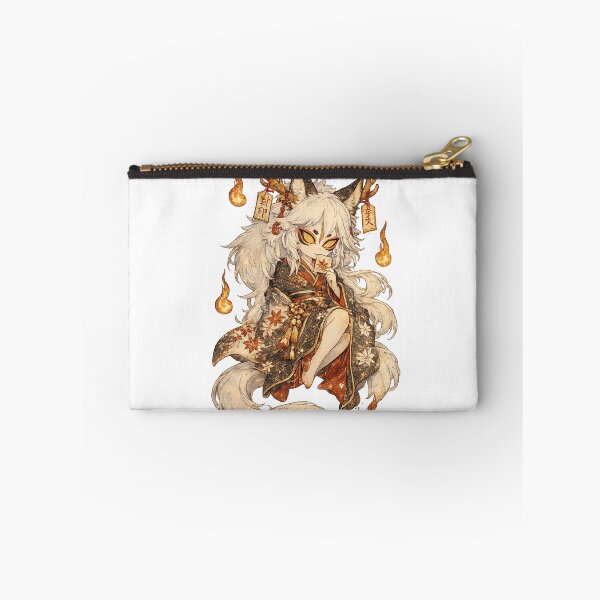 Item preview, Ghost Flame Kitsune Spirit Anime Art designed and sold by SprinkleShades.