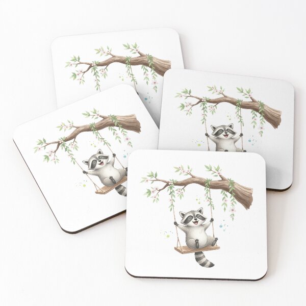 Item preview, Raccoon on swing designed and sold by Motivburg.