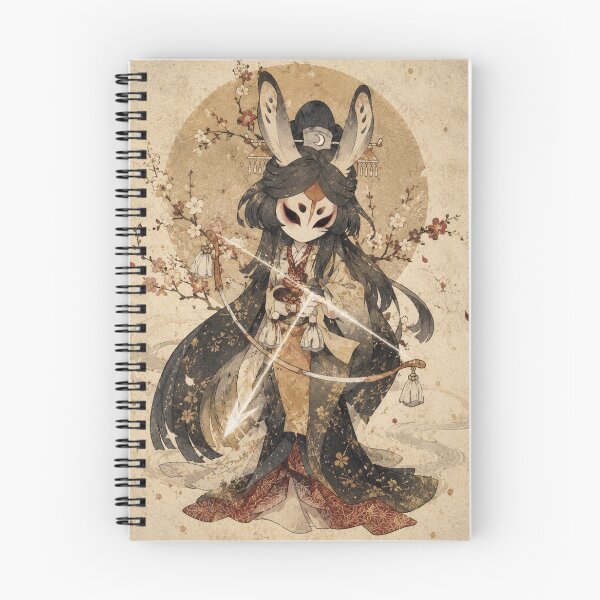 Item preview, Dark Moon Rabbit Spirit Anime Art designed and sold by SprinkleShades.