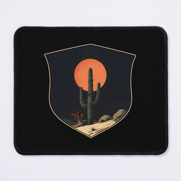 Item preview, saguaro cactus at sunset designed and sold by FrontierCosmic.