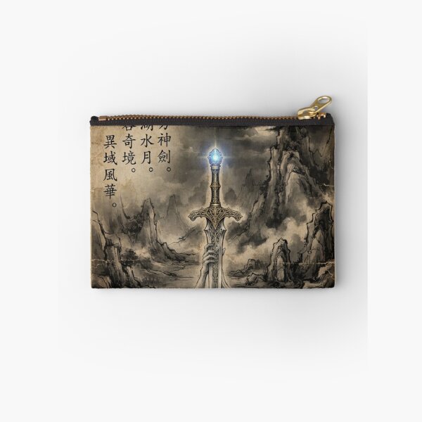 Item preview, The Blade of the Abyss Sumi-e Ink Wash designed and sold by DuckOddity.