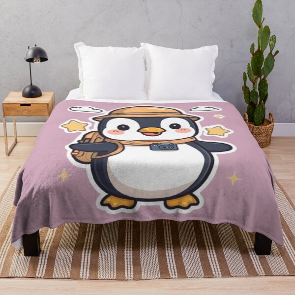 Item preview, Cute Penguin Backpacker Sticker | Kawaii Travel Penguin Adventure Gift designed and sold by Stylestickers55.
