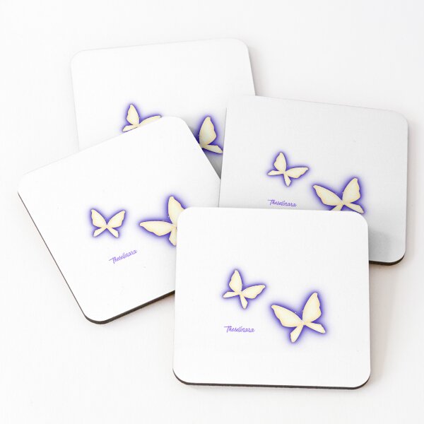 Item preview, Magical Glowing Butterflies Blue - Ethereal Dream designed and sold by Theselinara.