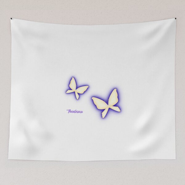 Item preview, Magical Glowing Butterflies Blue - Ethereal Dream designed and sold by Theselinara.