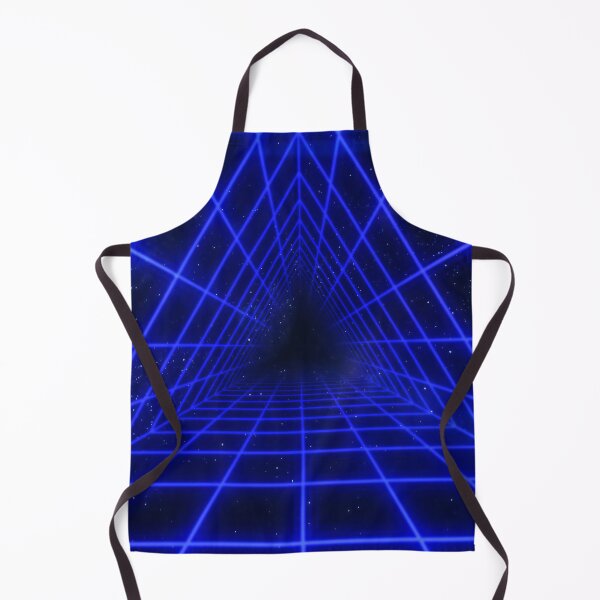 Item preview, Blue Triangular Wireframe Tunnel designed and sold by Electric Shock!! Design.